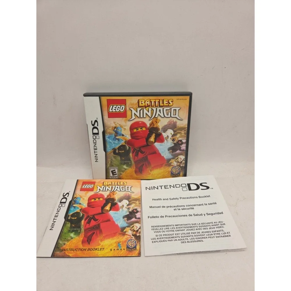 LEGO Battles: Ninjago (Nintendo DS, 2011) No Cartridge Game Case Only W/ Manuals